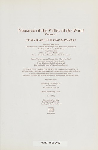 Nausicaa of the Valley of the Wind, Vol. 5